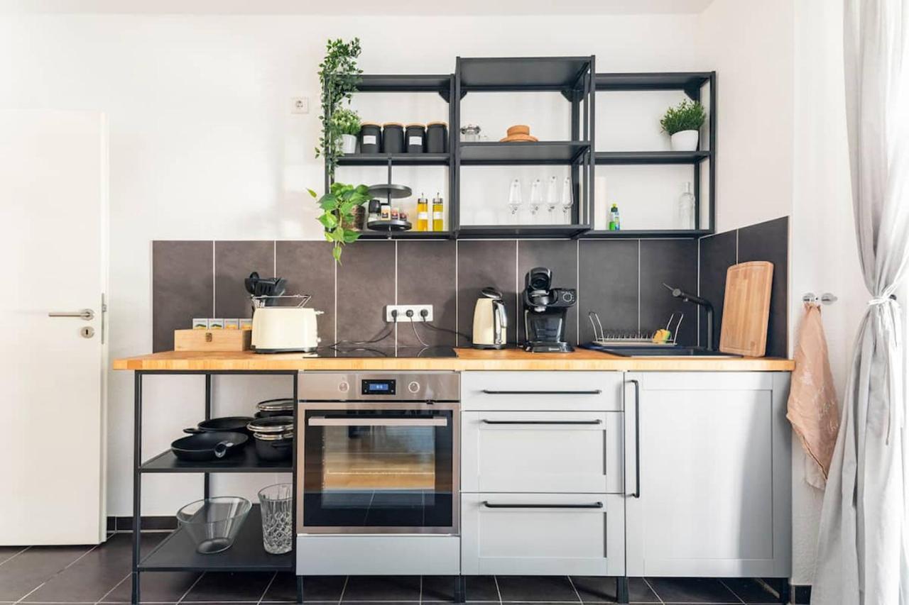 Super Zentrale, Gemutliche Wohnung Mit Balkon ไลป์ซิก ภายนอก รูปภาพ